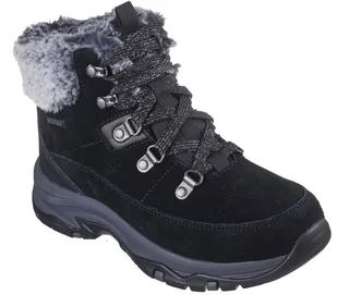 Buty zimowe damskie SKECHERS MODERN COMFORT WINTER czarne 35,5 EU - Kozaki damskie - miniaturka - grafika 1
