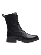 Kozaki damskie - Clarks Skórzane kozaki "Orinoco2StyGTX" w kolorze czarnym - miniaturka - grafika 1