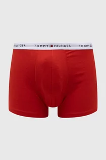 Majtki męskie - Tommy Hilfiger bokserki męskie kolor czerwony - grafika 1