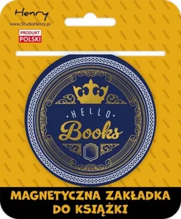 Zakładka magnetyczna kulka 2 Hello Books - Henry - Zakładki do książek - miniaturka - grafika 1