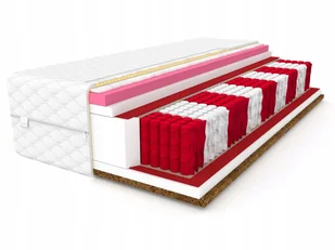 Meble-Soft Materac 100x200 DIAMOND multipocket kokos visco 60 - Materace - miniaturka - grafika 1