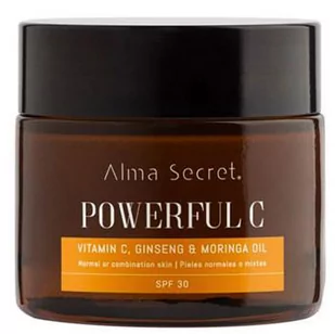 Krem przeciwsłoneczny Alma Secret Powerful C Antiedad Iluminadora Moringa SPF30 50 ml (8436568711164) - Balsamy i kremy do opalania - miniaturka - grafika 1