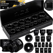 Klucze i nasadki - JCB NASADKI UDAROWE kpl. 15el.1/2" 6-KĄT. 10-32mm - miniaturka - grafika 1