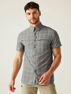 Regatta Koszula funkcyjna "Travel Packaway" w kolorze brązowym - Koszulki sportowe męskie - miniaturka - grafika 1