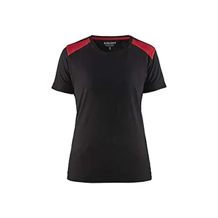 Blaklader Blaklader 347910429956S damski T-shirt, czarny/czerwony, rozmiar S 347910429956S - Koszulki i topy damskie - miniaturka - grafika 1