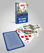 Gry karciane - Cartamundi Karty 333 - talia niebieska - miniaturka - grafika 1