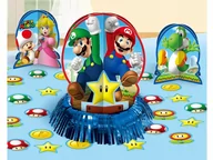 Miseczki i talerzyki dla dzieci - Dekoracje stołu Super Mario - 23 szt - miniaturka - grafika 1