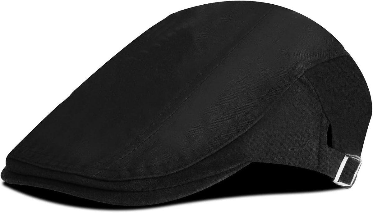 AOOWU Regulowane berety, czapka gazeciarza z płaskim kapeluszem, bawełniana płaska czapka męska vintage czapka irlandzka czapka beret w stylu Gatsby..