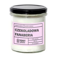 Świece - Świeca sojowa CZEKOLADOWA FANABERIA - aromatyczna ręcznie robiona naturalna świeca zapachowa w słoiczku 300ml - miniaturka - grafika 1