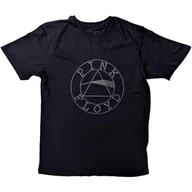 Koszulki męskie - koszulka PINK FLOYD - CIRCLE LOGO HI-BUILD-S - miniaturka - grafika 1