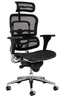 Fotel biurowy, krzesło biurowe Fotel biurowy Ergohuman KH1501100110 obrotowy czarny - Fotele i krzesła biurowe - miniaturka - grafika 1