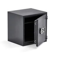 Szafy biurowe - Sejf ognioodporny SILVER, zamek elektroniczny, 460x440x440 mm - miniaturka - grafika 1