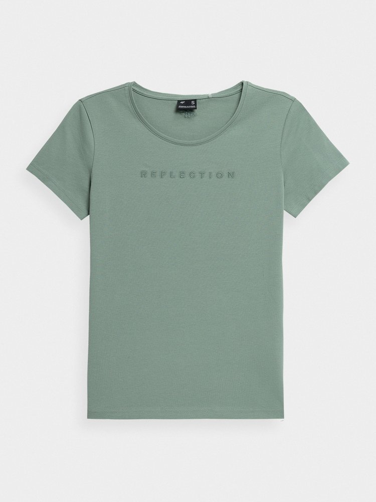 Koszulka damska 4F jasna zieleń H4Z22 TSD029 42S-S