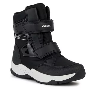 Buty dla dziewczynek - Śniegowce Geox J Sentiero Girl B Ab J36FVD 0FU54 C9999 M Black - grafika 1