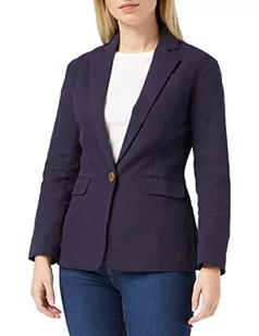 Peopletree Damska kurtka garniturowa Eileen Blazer, Niebieski (granatowy Ny), 40 PL - Kurtki damskie - miniaturka - grafika 1