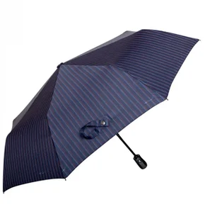 Parasol SuperAutomat Carbon Steel 80km/h - Prążki granat - Parasole - miniaturka - grafika 1