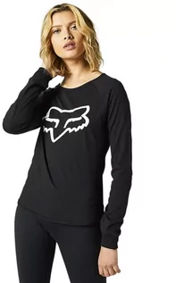 Bluzki dla dziewczynek - Fox Boundary black koszulka damska z długimi rękawami - M - grafika 1