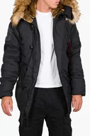 Kurtki męskie - Alpha Industries kurtka Explorer męska kolor czarny zimowa 193128.03 - miniaturka - grafika 1