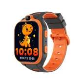 Smartwatch - Forever Kids Boost KW-530 AI GPS WiFi 4G Pomarańczowy - miniaturka - grafika 1