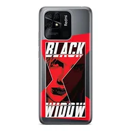 Etui i futerały do telefonów - ERT GROUP etui na telefon Xiaomi REDMI 10C, case oryginalny i oficjalnie licencjonowany przez Marvel, wzór Black Widow 012, optymalnie dopasowane, plecki z TPU częściowo przeźroczyste - miniaturka - grafika 1