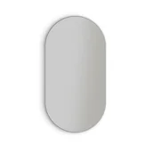 Lustra - Lustro Koria owal szlif srebrne 80 x 40 cm Ruke - miniaturka - grafika 1