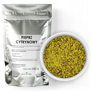 Pieprz Cytrynowy Aromatyczny Do Ryb I Warzyw 500G - Pieprz - miniaturka - grafika 1