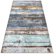 Dywany - Wewnętrzny dywan winylowy Poziome deski 120x180 cm - miniaturka - grafika 1