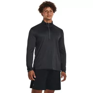 Koszulki sportowe męskie - Męski longsleeve treningowy Under Armour UA Tech Vent 1/2 Zip - czarny - UNDER ARMOUR - miniaturka - grafika 1