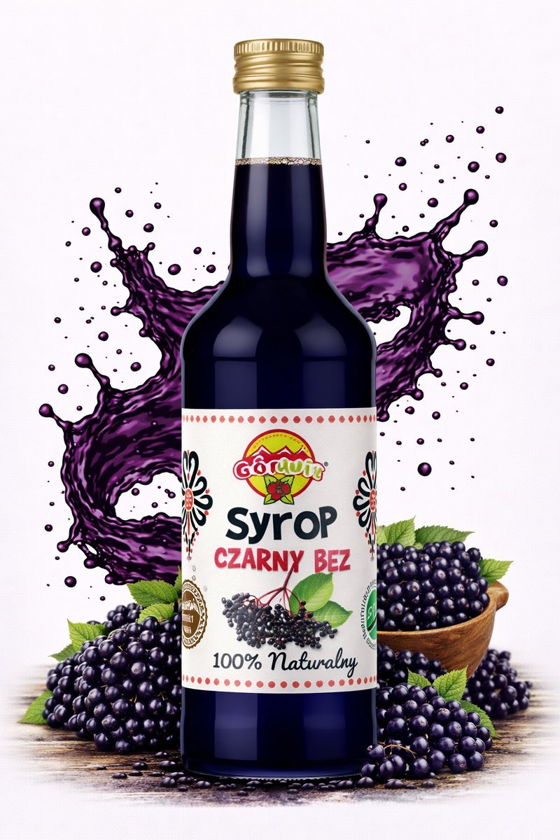 Syrop z czarnego bzu 500ml