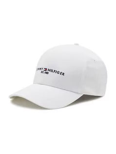 Czapki męskie - Tommy Hilfiger Czapka z daszkiem Th Established Cap AM0AM07352 Biały - grafika 1