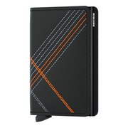 Portfele - Kieszonkowy portfel RFID Slimwallet Secrid Stich Linea - orange - miniaturka - grafika 1
