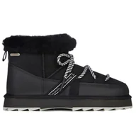 Botki damskie - Buty Emu Australia Blurred Micro W13129BLAK - czarne - miniaturka - grafika 1