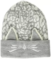 Czapki damskie - Volcom Snow Creature Beanie Czapka, Szara (Heather Grey), Jeden rozmiar Mixed, Szary (Heather Grey), rozmiar uniwersalny - miniaturka - grafika 1