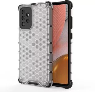 Samsung Hurtel Honeycomb etui pancerny pokrowiec z żelową ramką Galaxy A72 4G przezroczysty - Etui i futerały do telefonów - miniaturka - grafika 1