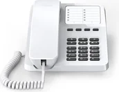 Telefony stacjonarne - Telefon Stacjonarny Gigaset DESK 400 Biały - miniaturka - grafika 1