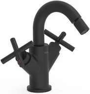 Baterie bidetowe - Bateria do bidetu TRES Montblanc Czerń Matowa 28312001NM - miniaturka - grafika 1