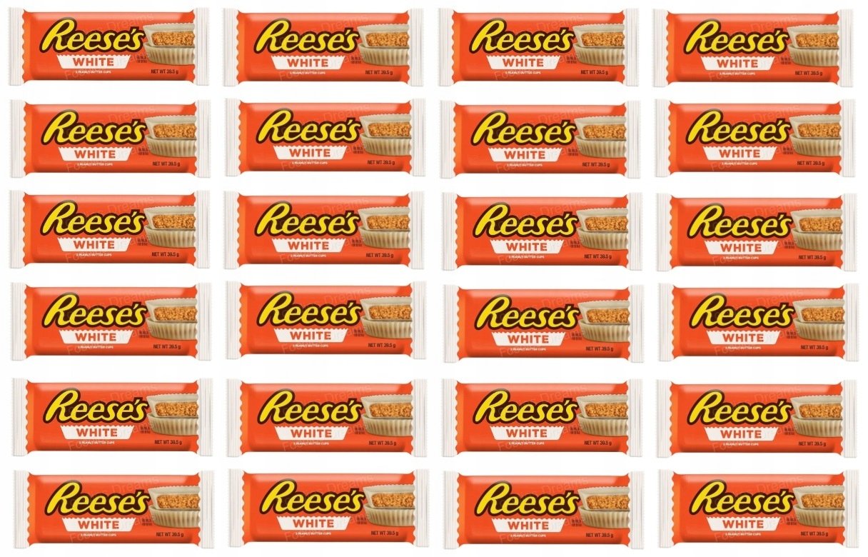 24x 39,5g Reese's White babeczka 2-pak Karton