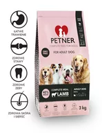 Sucha karma dla psów - Petner 3kg ADULT SMALL S JAGNIĘCINA - miniaturka - grafika 1