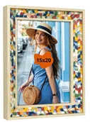 Ramki na zdjęcia - Ramka na zdjęcie 15x20 cm BAHIA Etniczna Boho - miniaturka - grafika 1