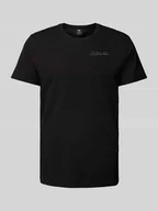 Koszulki męskie - T-shirt z nadrukiem z logo - miniaturka - grafika 1