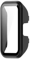 Akcesoria do smartwatchy - Bizon Etui Case+Glass Watch do Huawei Band 9 / Band 8 , czarne - miniaturka - grafika 1