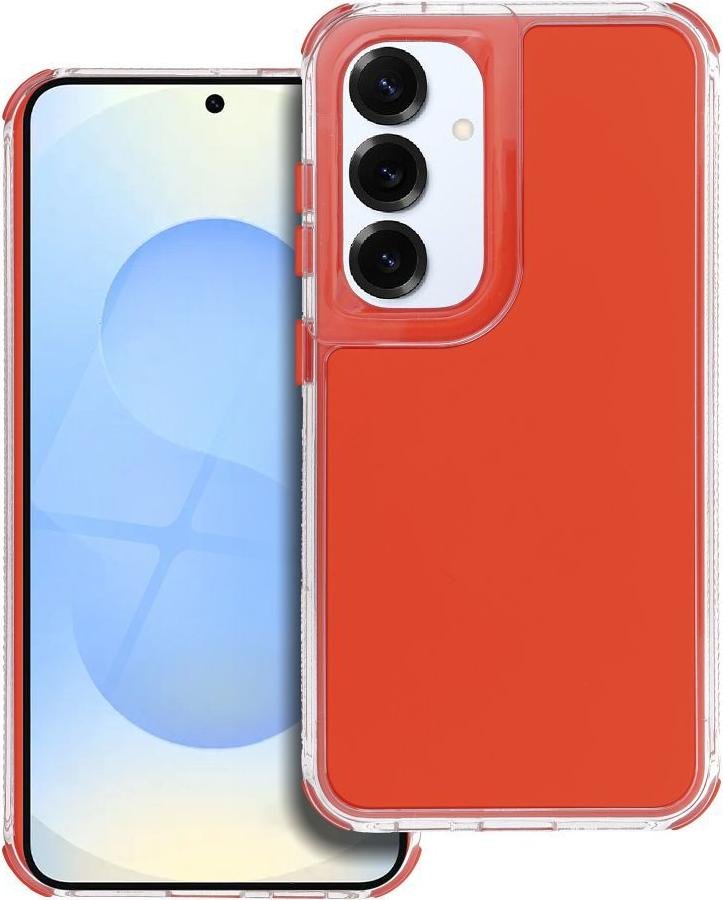 Etui na telefon komórkowy MATRIX pasuje do SAMSUNG S25 pomarańczowy