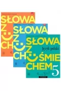 Podręczniki dla szkół podstawowych - słowa z uśmiechem. jezyk polski. podręcznik literatura i kultura, podręcznik nauka o języku i ortografia i zeszyt ćwiczeń dla klasy 5 szkoły podstawowej - miniaturka - grafika 1