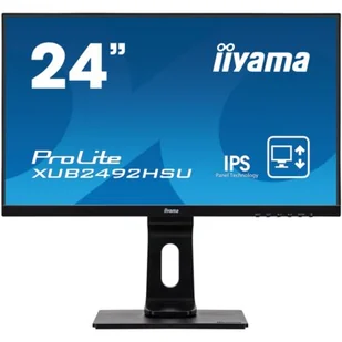 IIYAMA XUB2492HSU-B1 23" czarny - Monitory - miniaturka - grafika 1