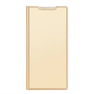 Dux Ducis Skin Pro kabura etui pokrowiec z klapką Samsung Galaxy S22 Ultra złoty - Etui i futerały do telefonów - miniaturka - grafika 10