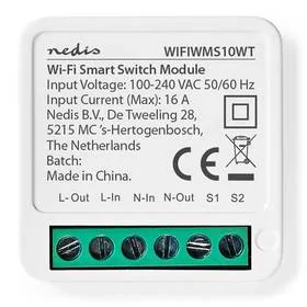 Przełącznik Nedis SmartLife, Wi-Fi, 3680 W (WIFIWMS10WT) - Inne akcesoria elektryczne - miniaturka - grafika 1