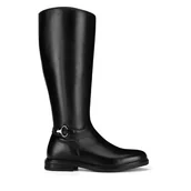 Kozaki damskie - Kozaki Sergio Bardi WI34-EATON-01SB Czarny - miniaturka - grafika 1