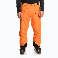 Spodnie narciarskie - Spodnie snowboardowe męskie Quiksilver Boundry pomarańczowe EQYTP03144 - miniaturka - grafika 1