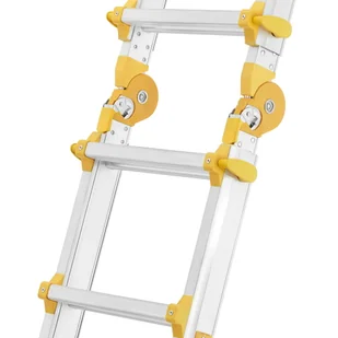 Drabina teleskopowa przegubowa Vario 4x5 z opcją na schody (długość w pozycji opieralnej: 457cm, udźwig: 150kg) 99681497 - Drabiny - miniaturka - grafika 6