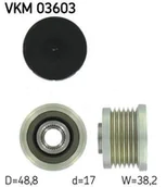 Alternatory - SKF KOŁO PASOWE ALTERNATORA SKF VKM 03603 RENAULT LAGUNA I/II/MASTER II/TRAFIC II SKF VKM 03603 - miniaturka - grafika 1
